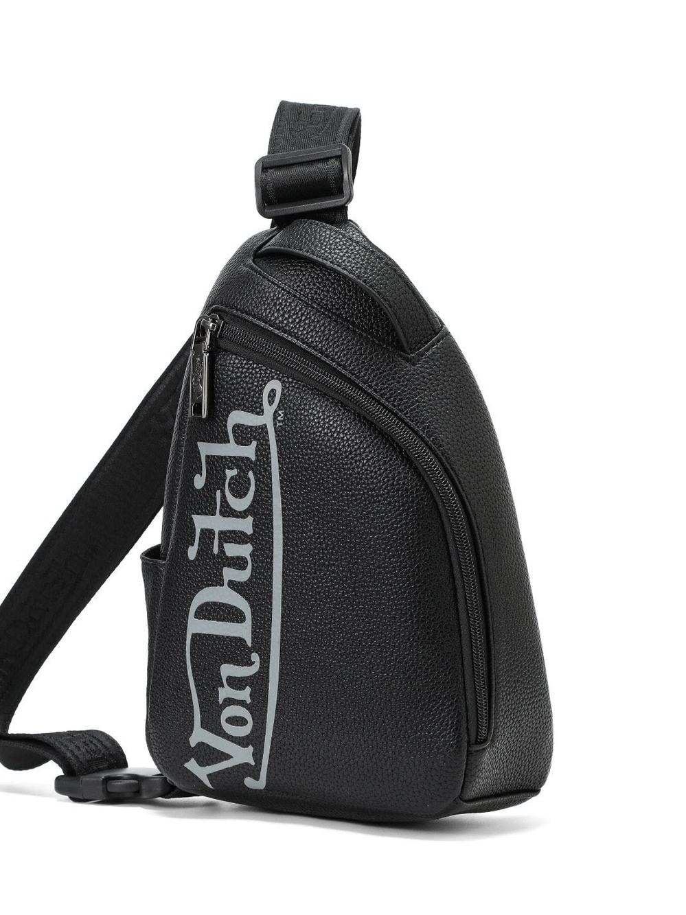 Von Dutch Men's Sling Crossbody Bag-Classic Logo